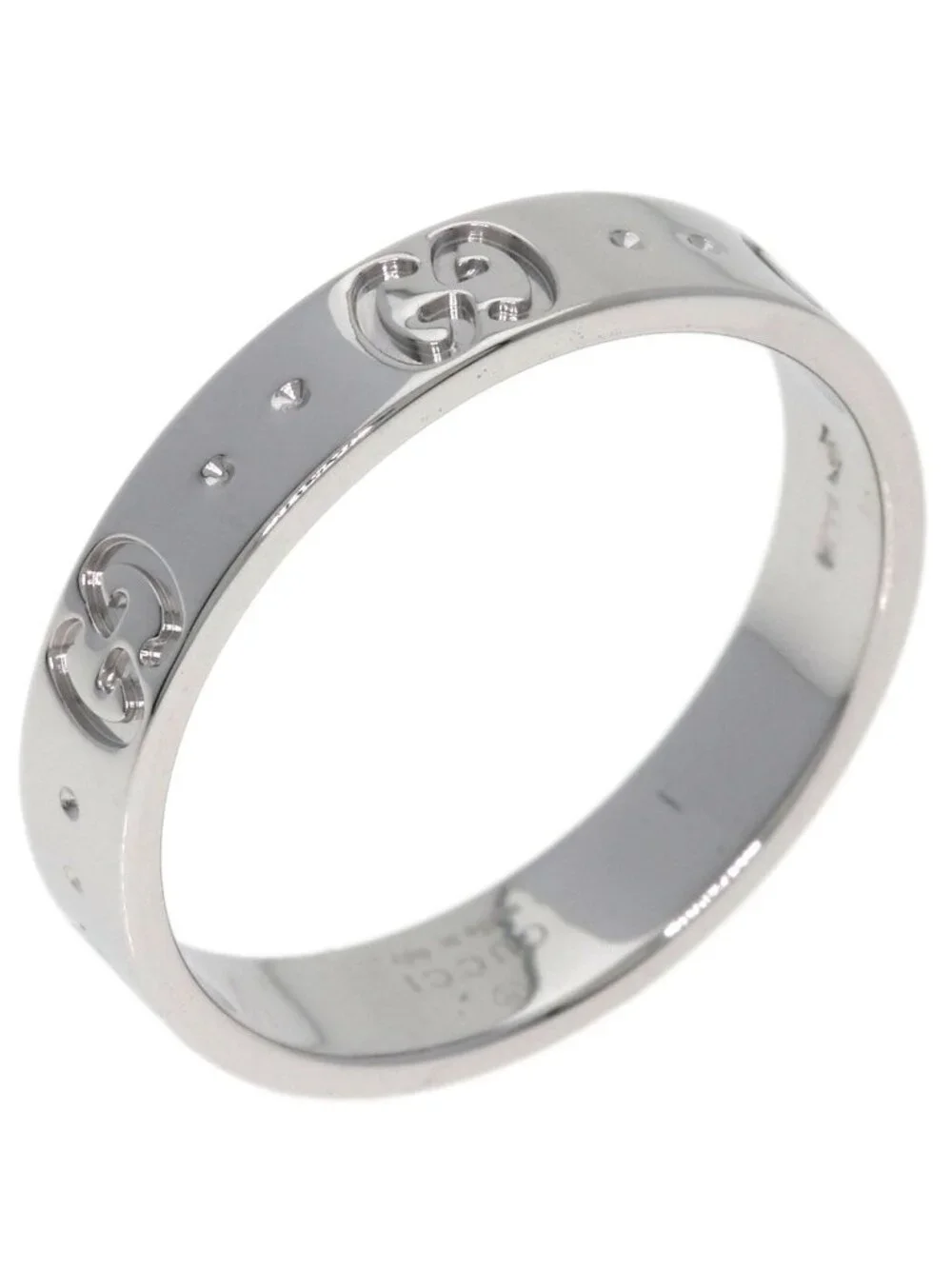 Gucci Icon Ring 18k White Gold